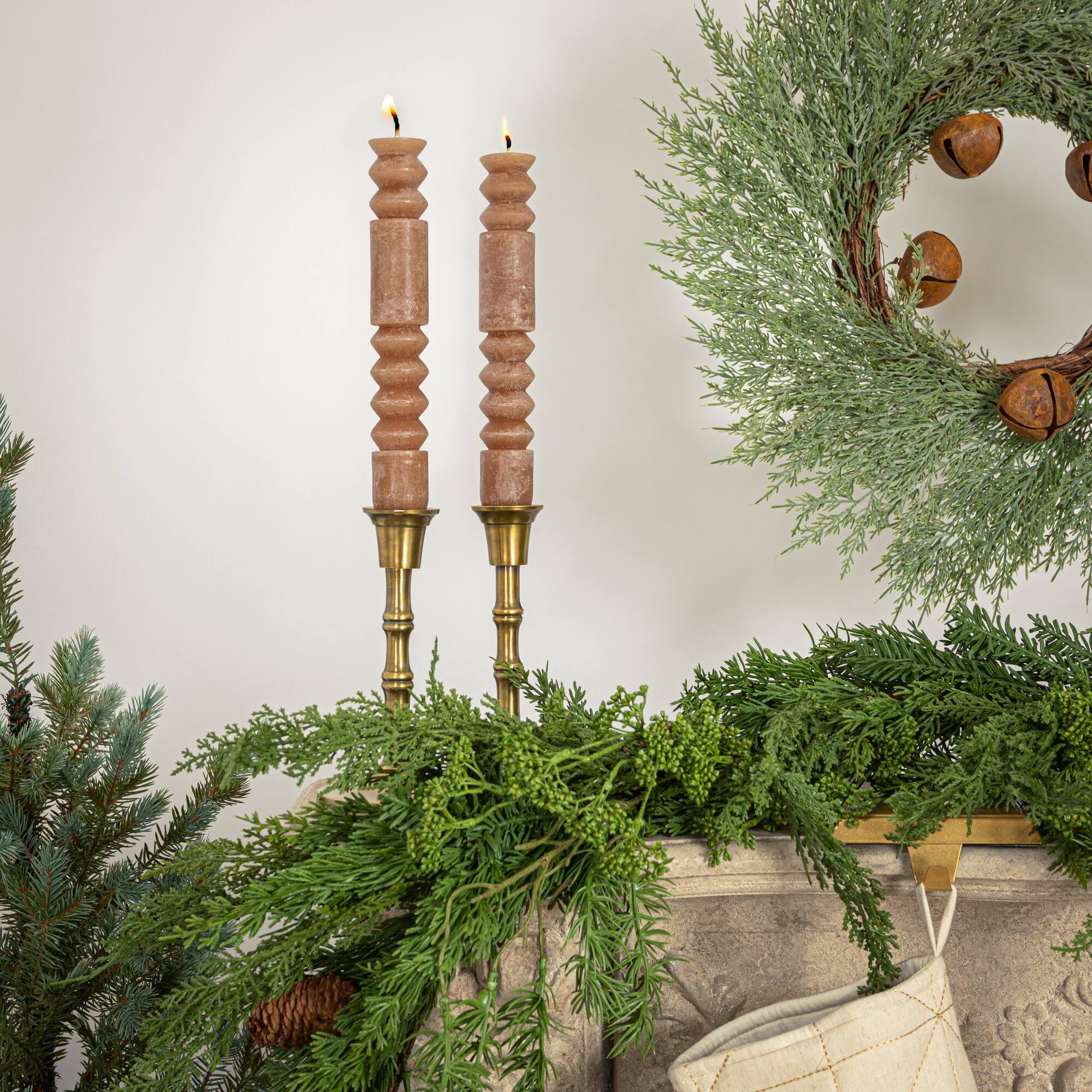 Hello Honey® 10" Unscented Totem Taper Candles in Box